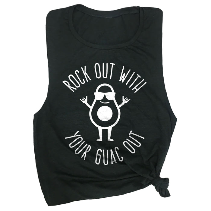 Rock Out with Your Guac Out Muscle Tee