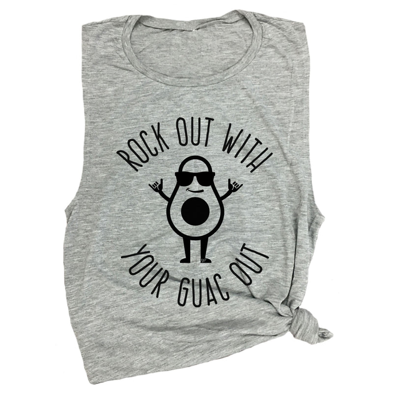 Rock Out with Your Guac Out Muscle Tee