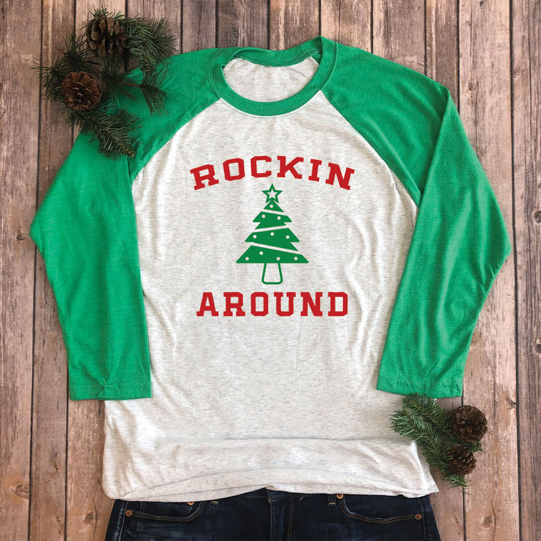 Rockin Around Raglan Tee