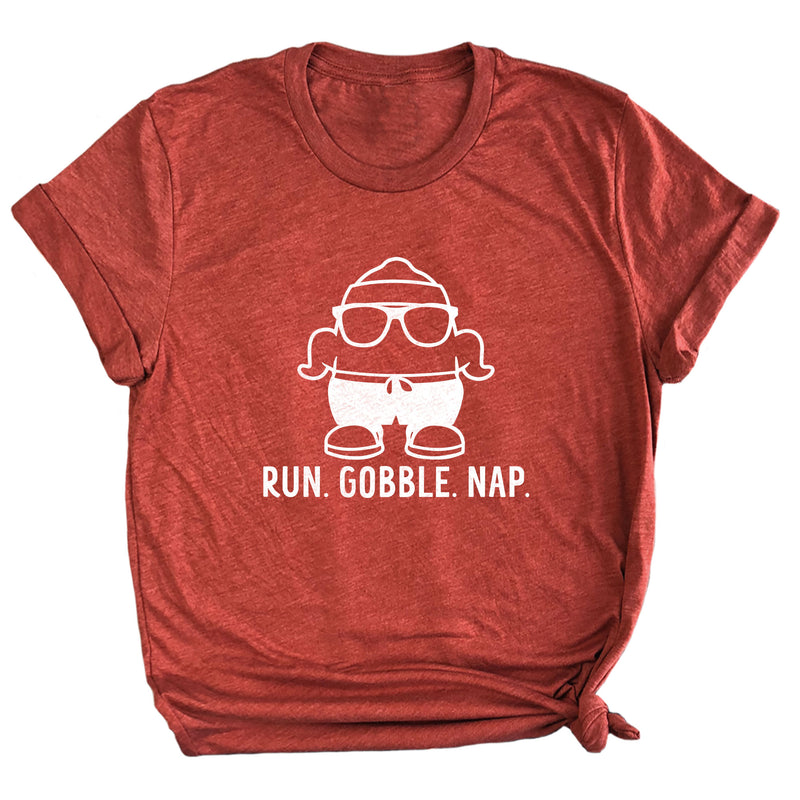 Run. Gobble. Nap. Premium Unisex T-Shirt