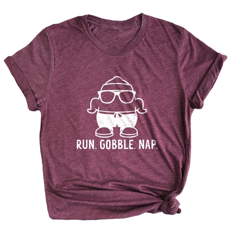 Run. Gobble. Nap. Premium Unisex T-Shirt