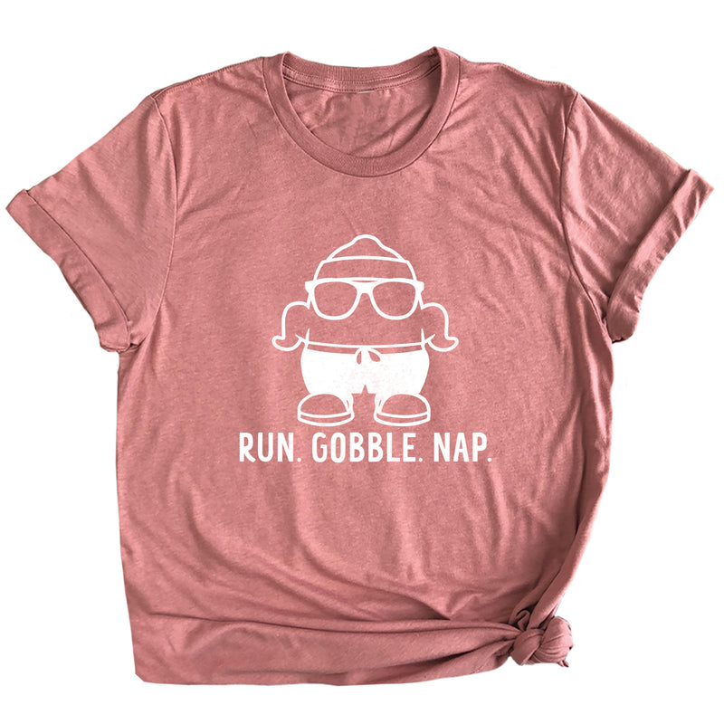 Run. Gobble. Nap. Premium Unisex T-Shirt