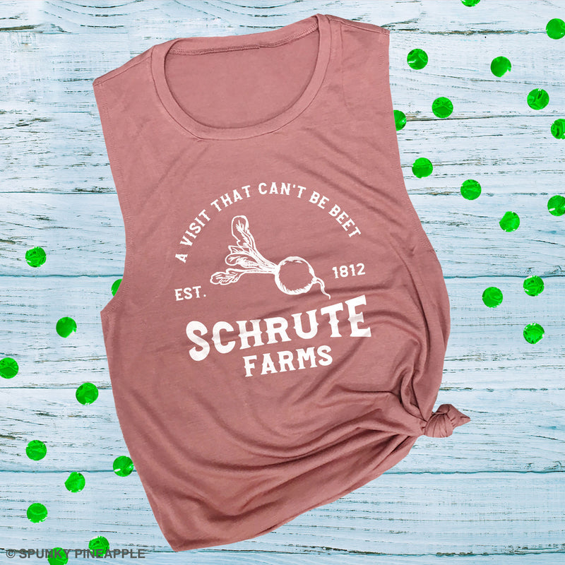 A Visit That Can't Be Beet Schrute Farms Est. 1812 Muscle Tee