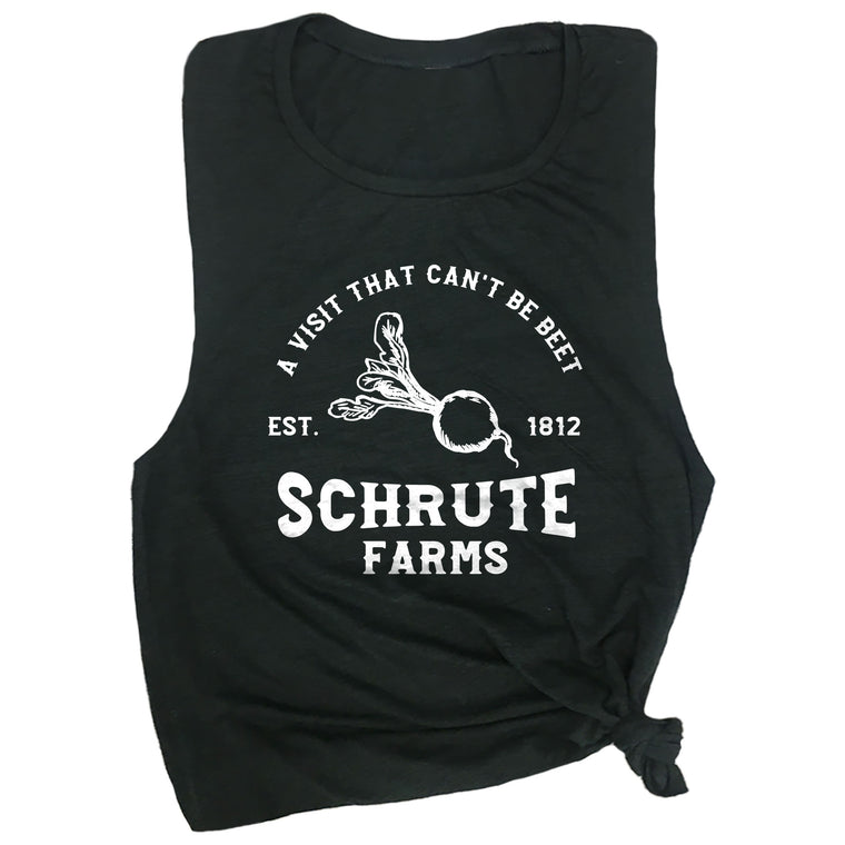 A Visit That Can't Be Beet Schrute Farms Est. 1812 Muscle Tee