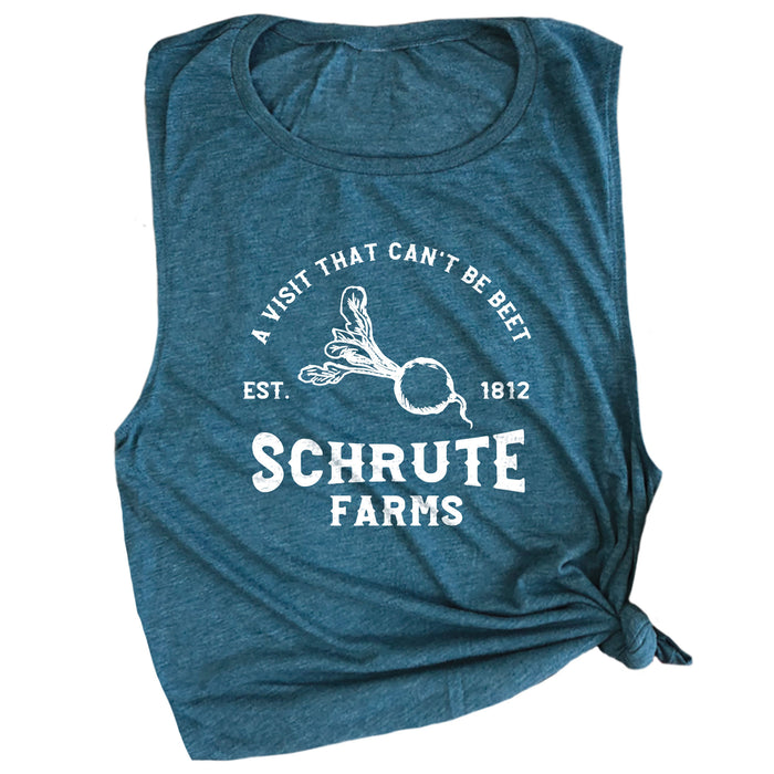 A Visit That Can't Be Beet Schrute Farms Est. 1812 Muscle Tee