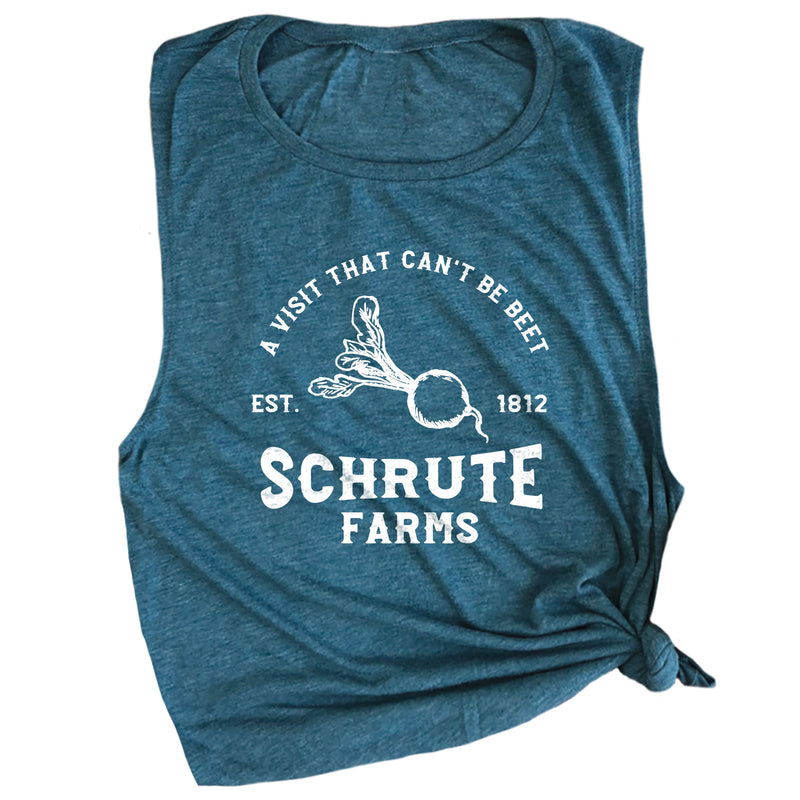 A Visit That Can't Be Beet Schrute Farms Est. 1812 Muscle Tee