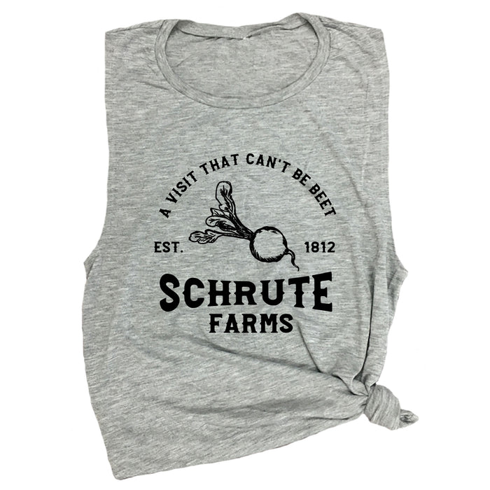 A Visit That Can't Be Beet Schrute Farms Est. 1812 Muscle Tee