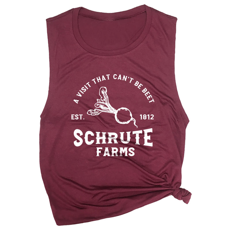 A Visit That Can't Be Beet Schrute Farms Est. 1812 Muscle Tee