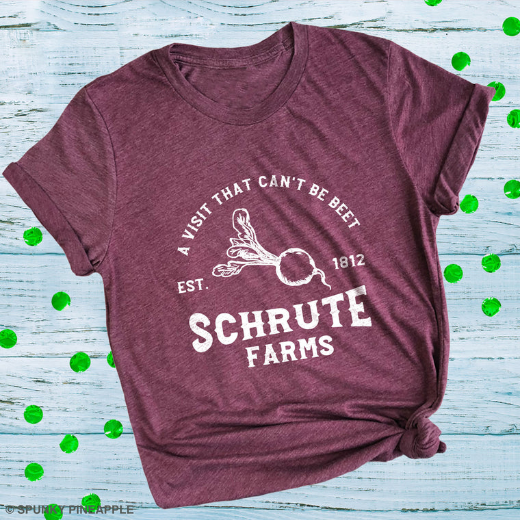 A Visit that Can't Be Beet Schrute Farms Est. 1812 Premium Unisex T-Shirt