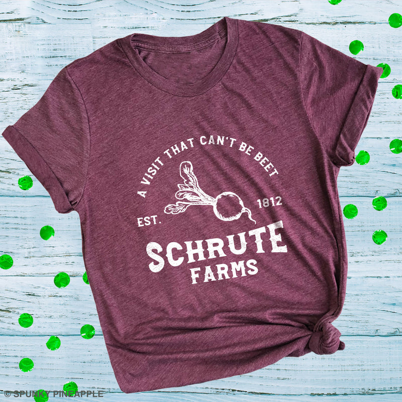 A Visit that Can't Be Beet Schrute Farms Est. 1812 Premium Unisex T-Shirt