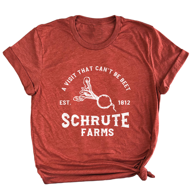 A Visit that Can't Be Beet Schrute Farms Est. 1812 Premium Unisex T-Shirt