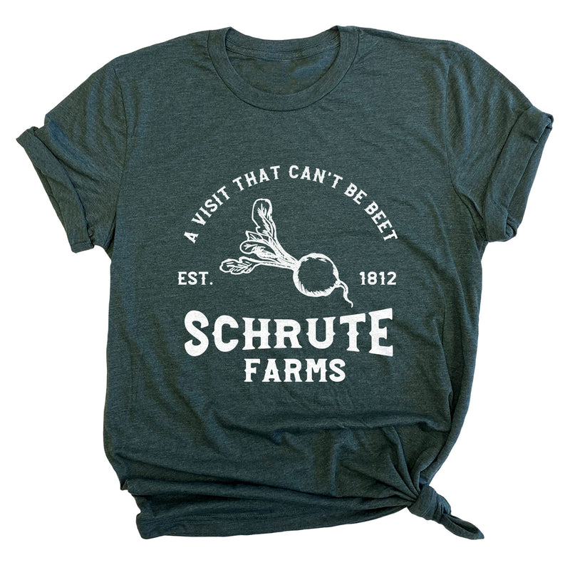 A Visit that Can't Be Beet Schrute Farms Est. 1812 Premium Unisex T-Shirt