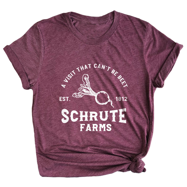 A Visit that Can't Be Beet Schrute Farms Est. 1812 Premium Unisex T-Shirt