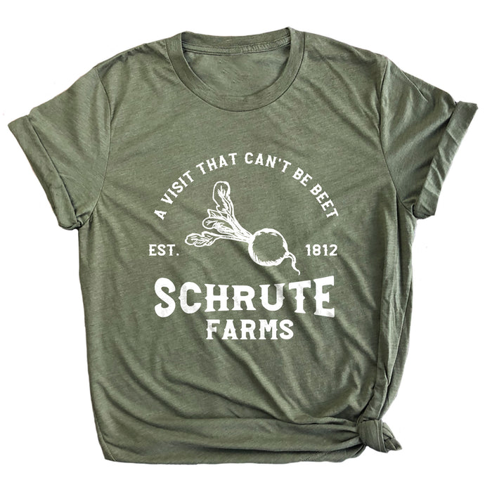 A Visit that Can't Be Beet Schrute Farms Est. 1812 Premium Unisex T-Shirt