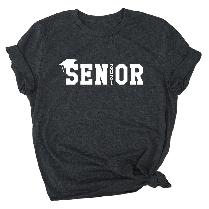 Senior 2021 (w/ Cap) Premium Unisex T-Shirt