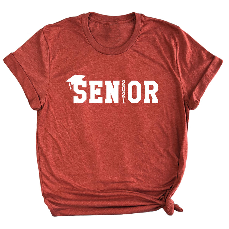 Senior 2021 (w/ Cap) Premium Unisex T-Shirt