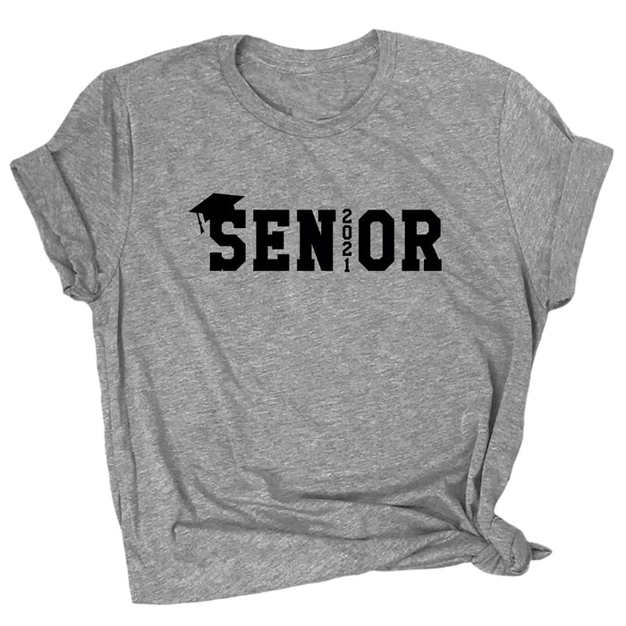Senior 2021 (w/ Cap) Premium Unisex T-Shirt