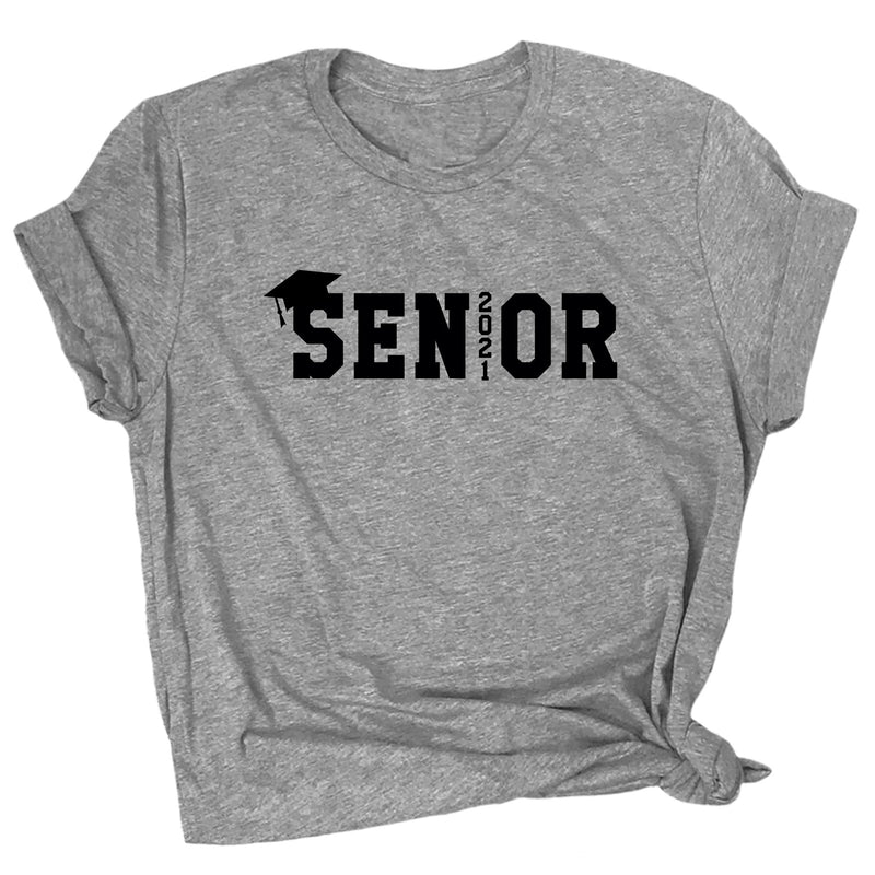 Senior 2021 (w/ Cap) Premium Unisex T-Shirt