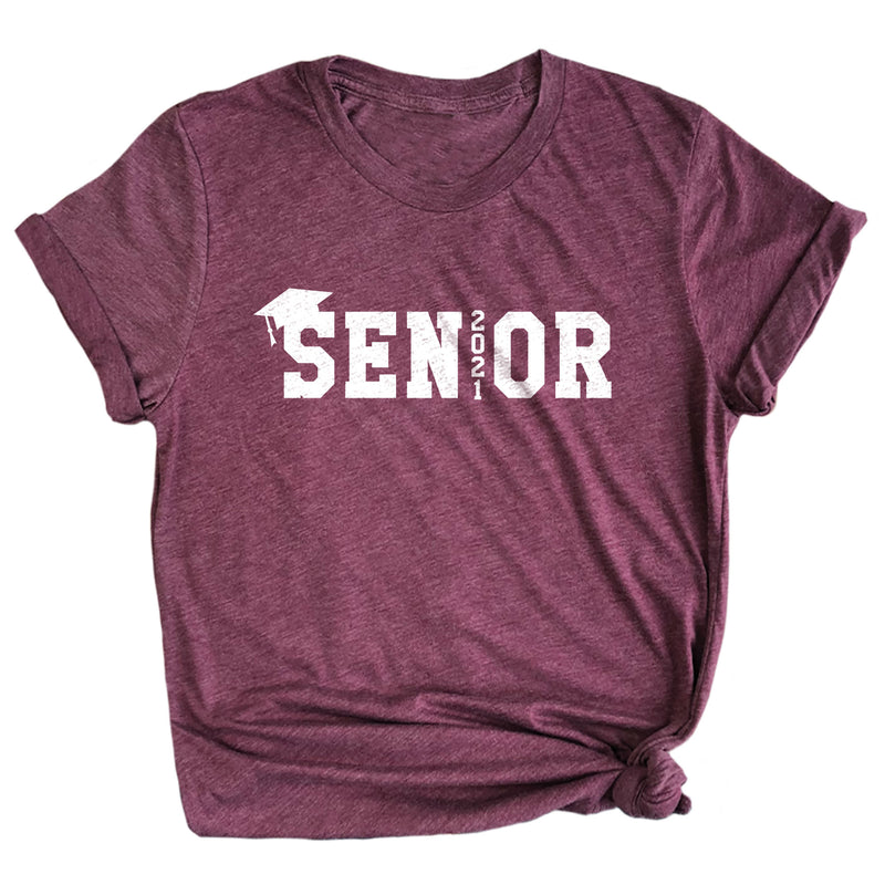 Senior 2021 (w/ Cap) Premium Unisex T-Shirt