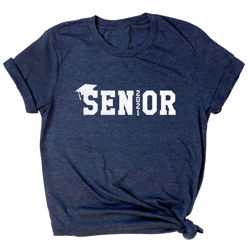 Senior 2021 (w/ Cap) Premium Unisex T-Shirt