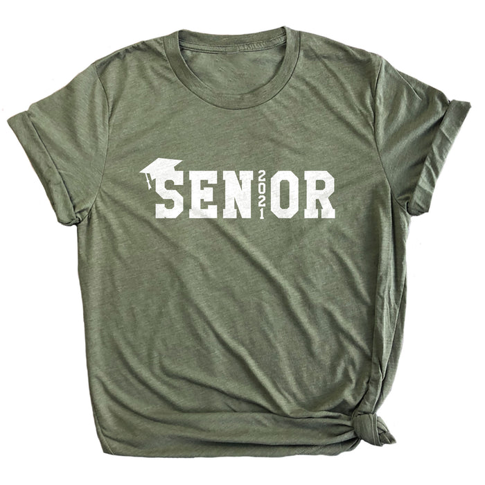Senior 2021 (w/ Cap) Premium Unisex T-Shirt