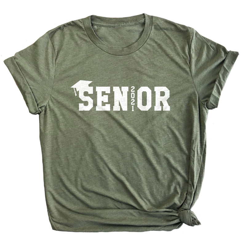 Senior 2021 (w/ Cap) Premium Unisex T-Shirt