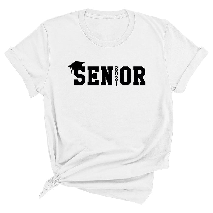 Senior 2021 (w/ Cap) Premium Unisex T-Shirt