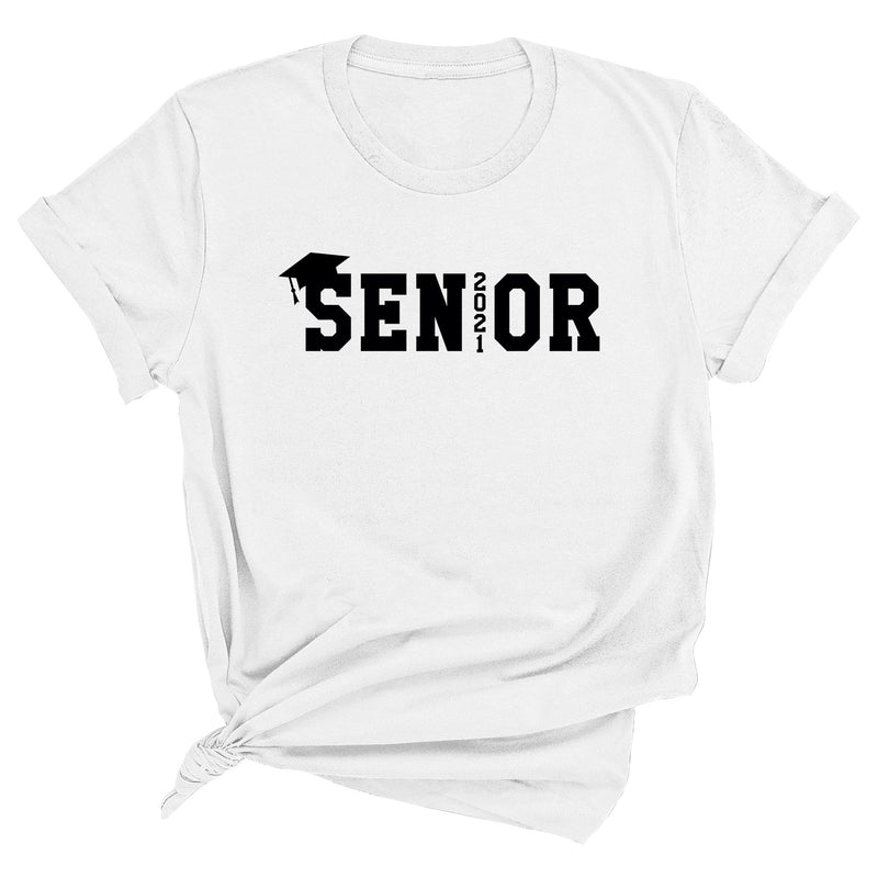 Senior 2021 (w/ Cap) Premium Unisex T-Shirt