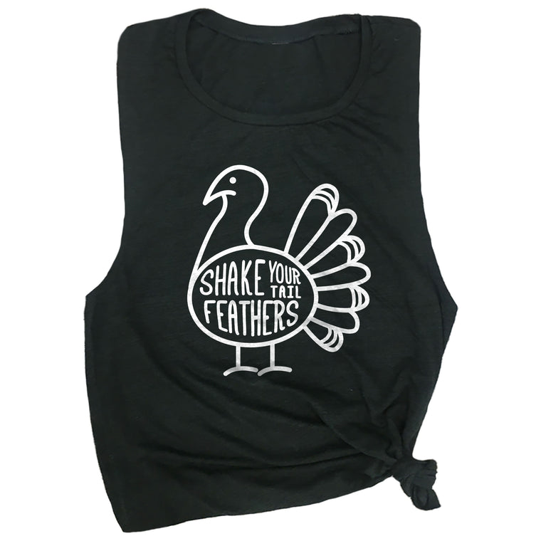 Shake Your Tail Feathers Muscle Tee