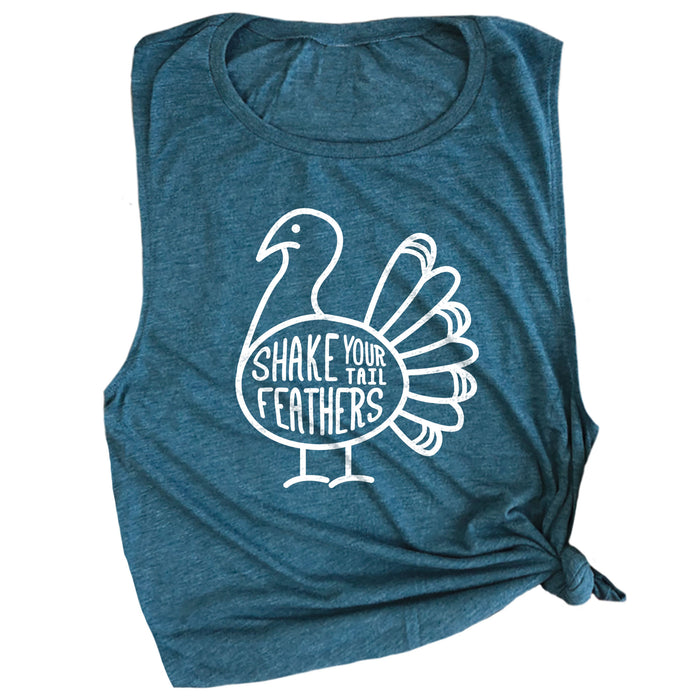 Shake Your Tail Feathers Muscle Tee