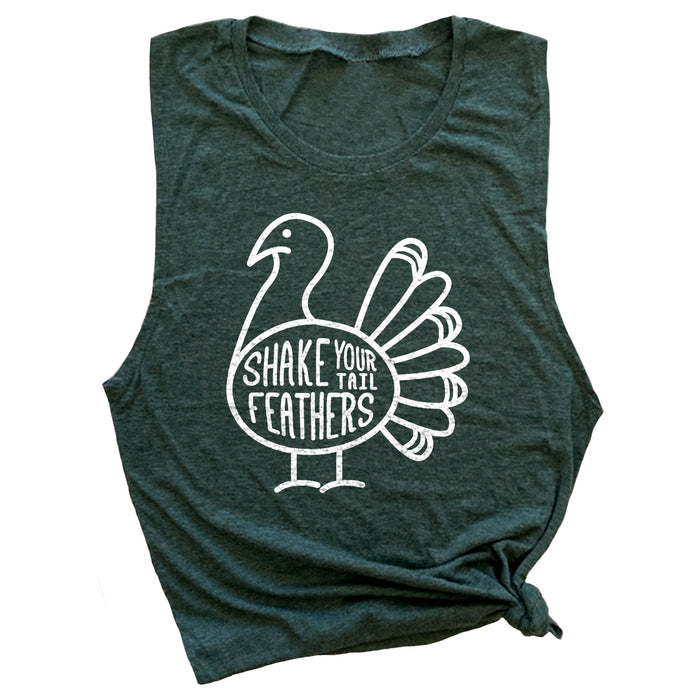 Shake Your Tail Feathers Muscle Tee