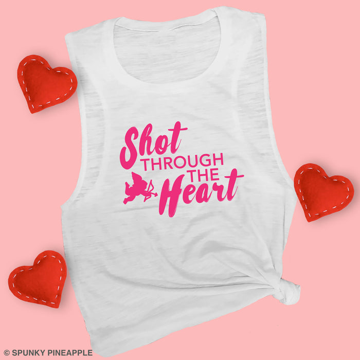 Shot Through the Heart Muscle Tee