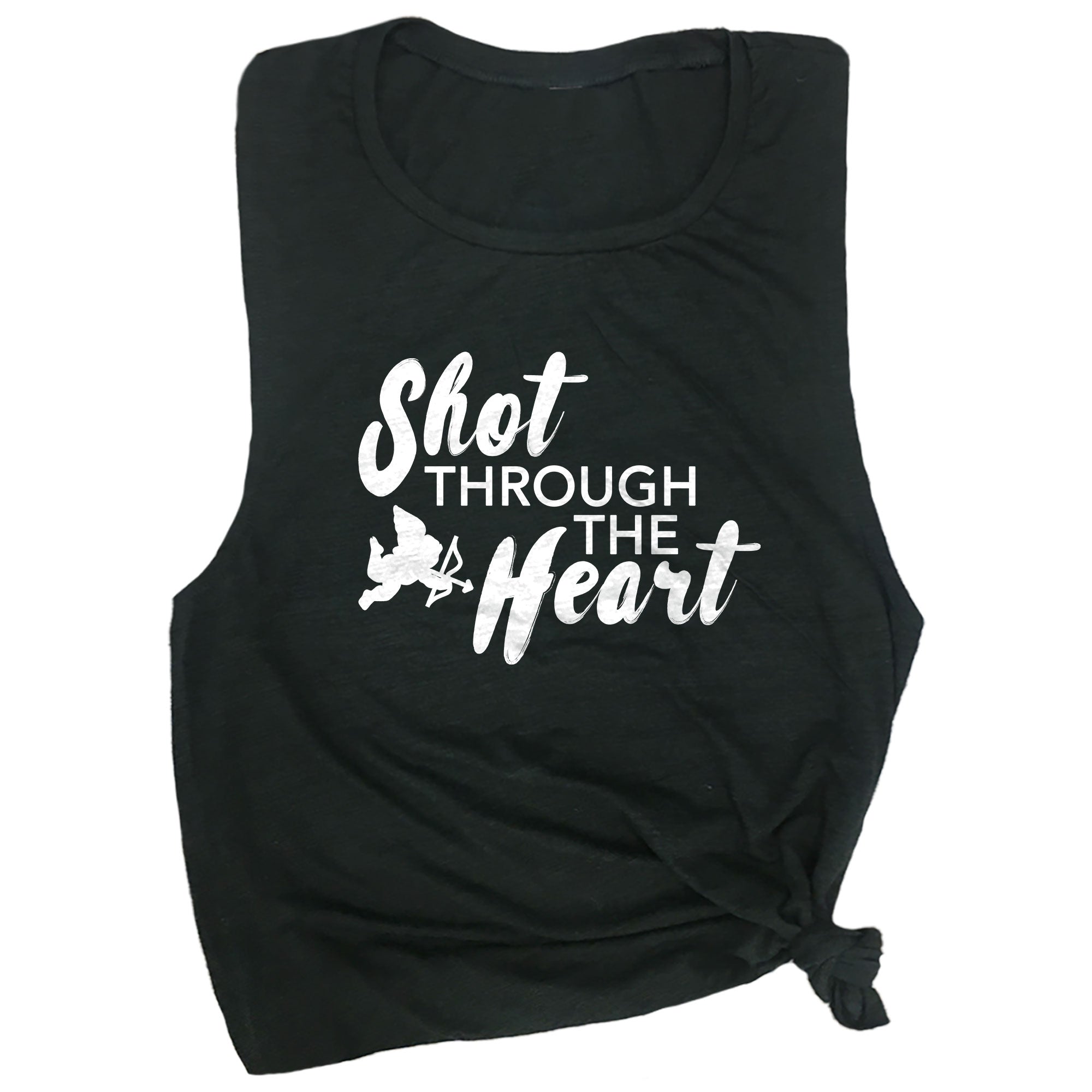 Shot Through the Heart Muscle Tee