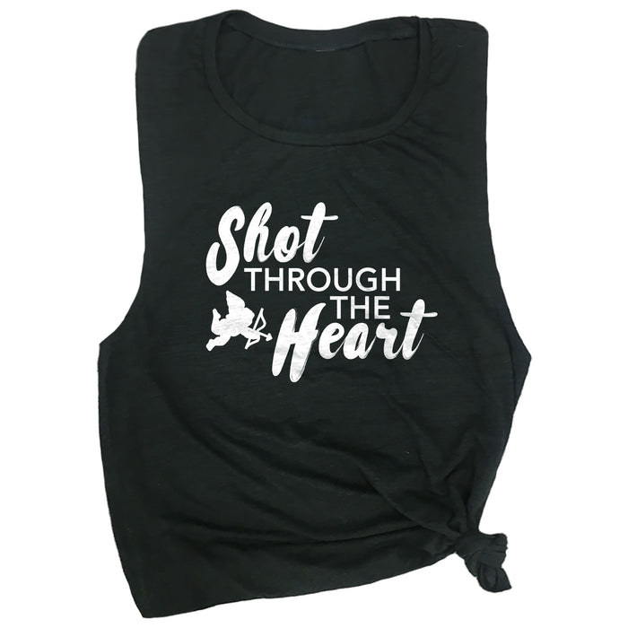 Shot Through the Heart Muscle Tee