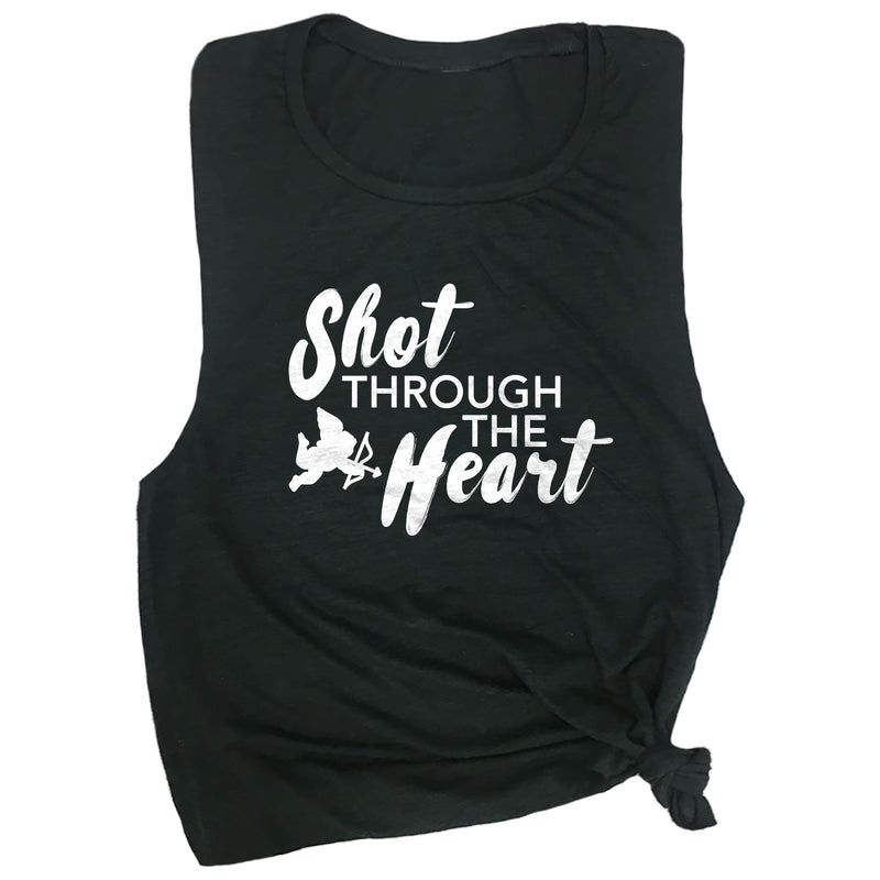 Shot Through the Heart Muscle Tee