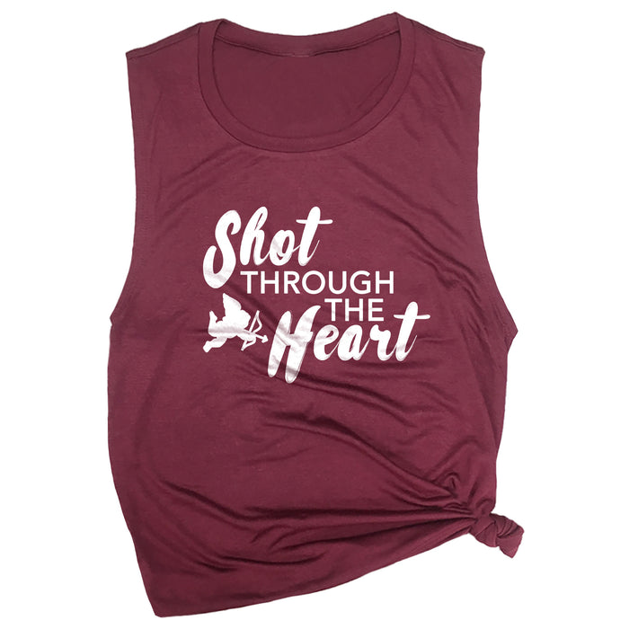Shot Through the Heart Muscle Tee