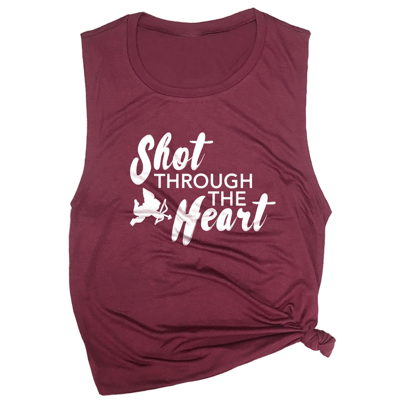 Shot Through the Heart Muscle Tee