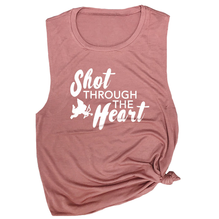 Shot Through the Heart Muscle Tee