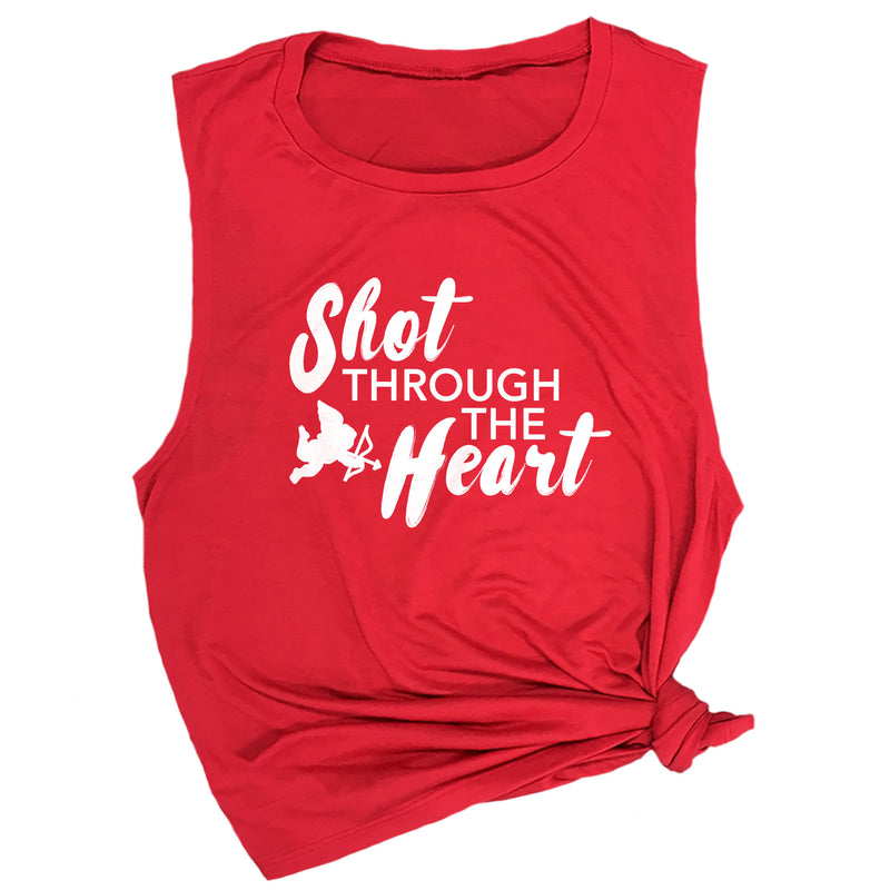 Shot Through the Heart Muscle Tee