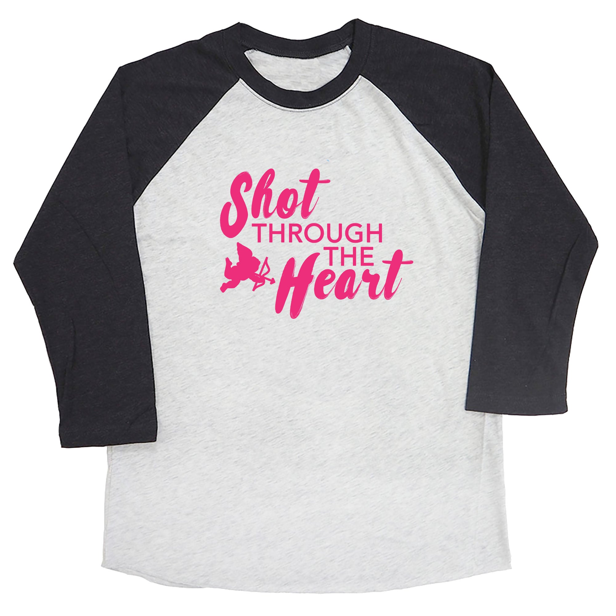 Shot Through the Heart Raglan Tee