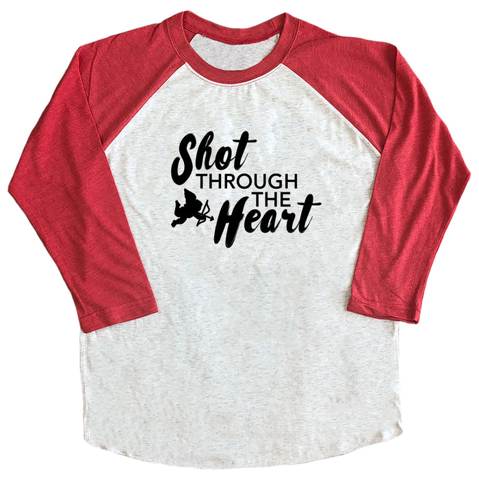 Shot Through the Heart Raglan Tee