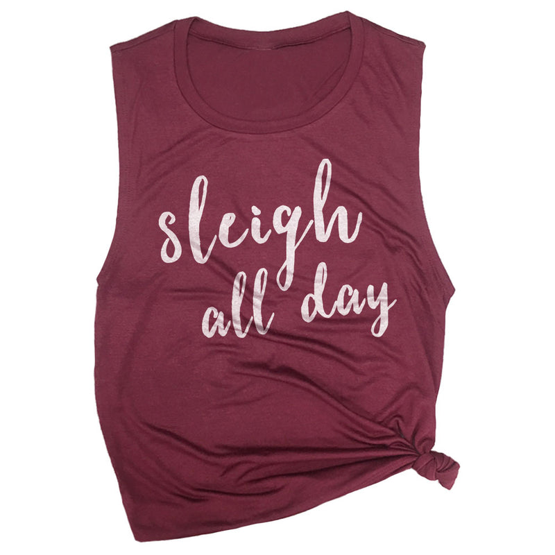 Sleigh All Day Muscle Tee