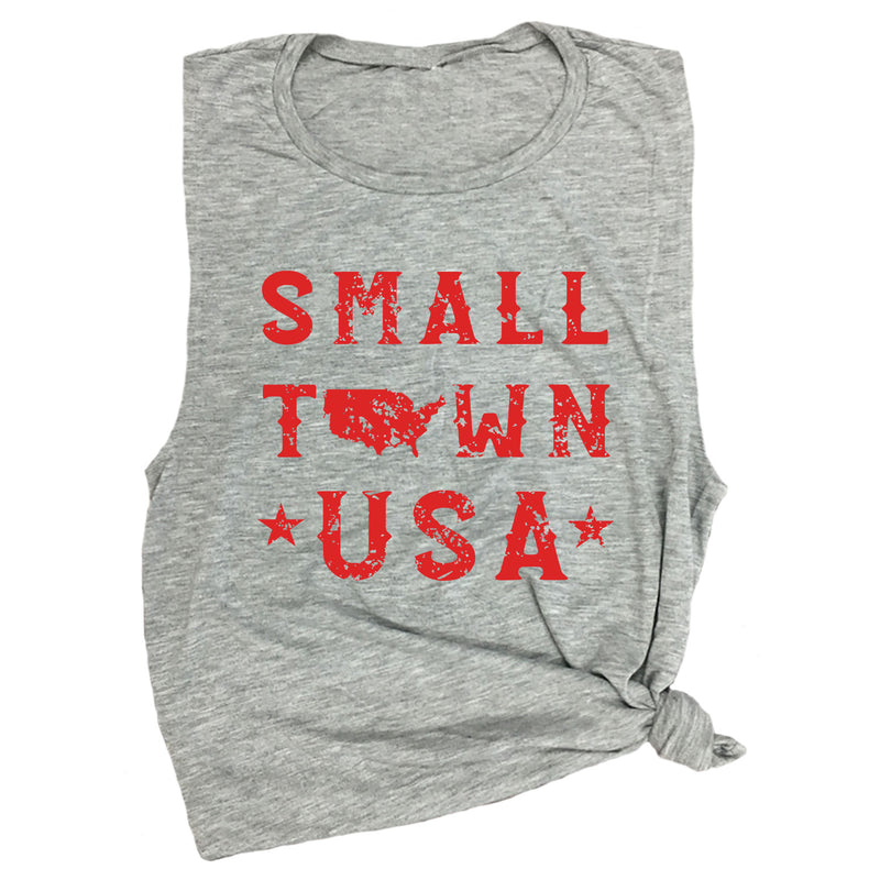 Small Town USA Muscle Tee