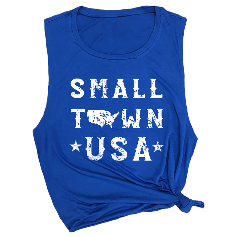 Small Town USA Muscle Tee