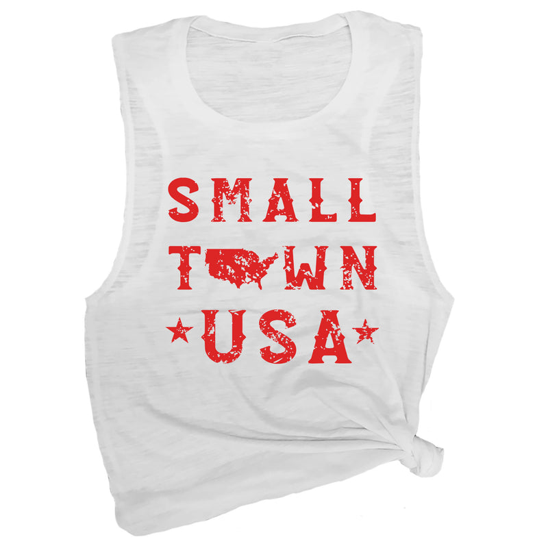 Small Town USA Muscle Tee