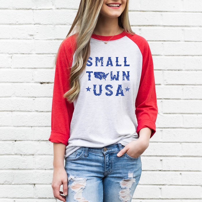 Small Town USA Raglan Tee