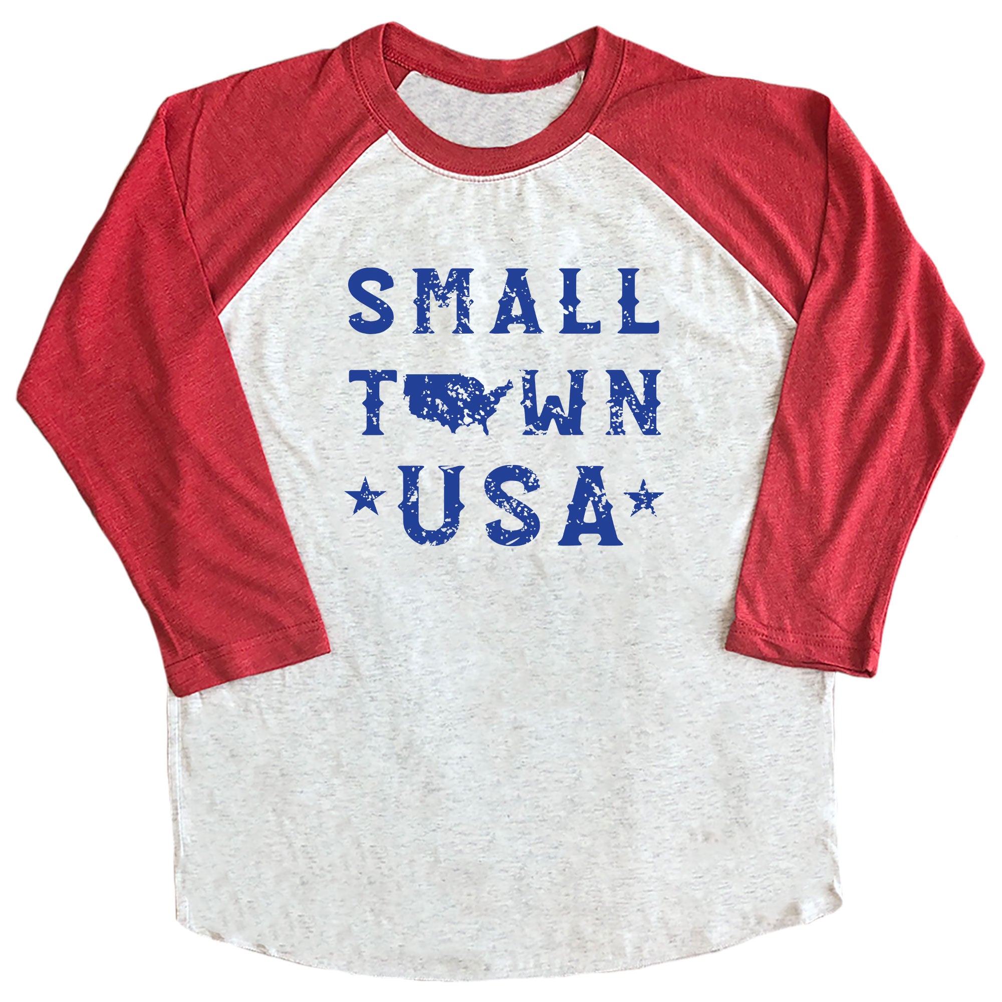 Small Town USA Raglan Tee