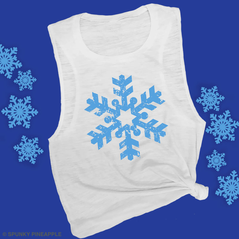 Snowflake Muscle Tee