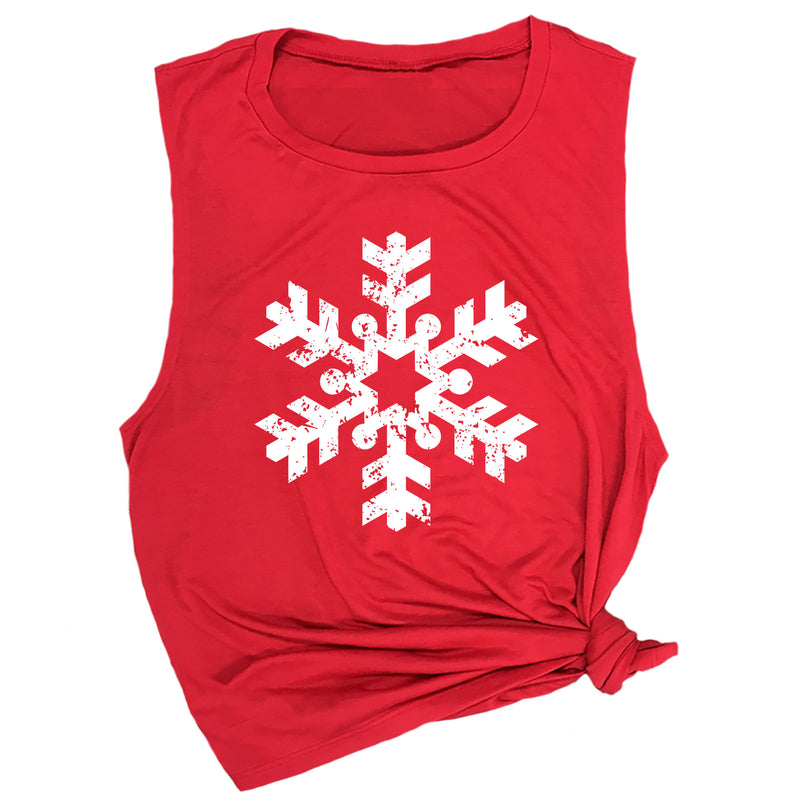 Snowflake Muscle Tee