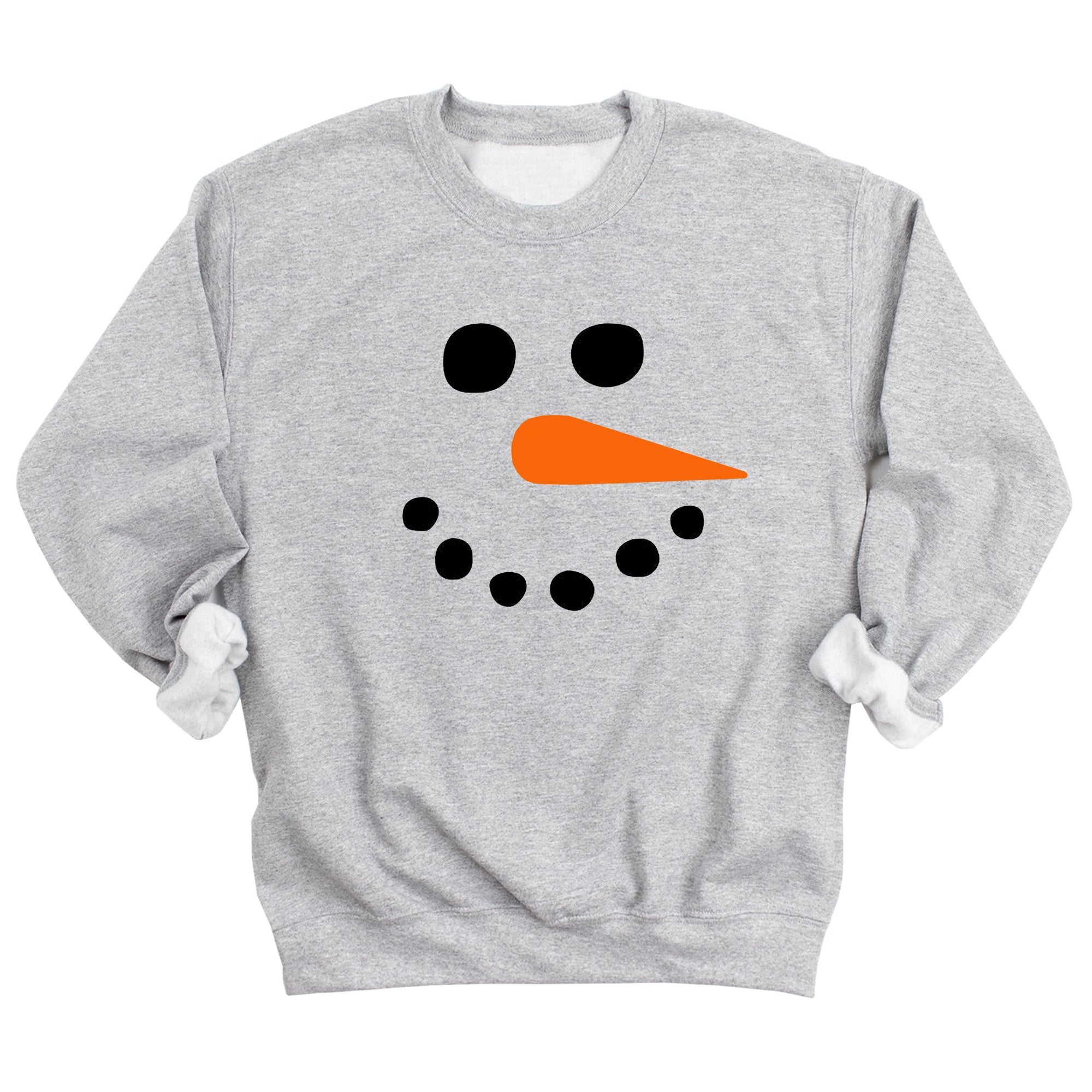 Snowman Face Sweatshirt